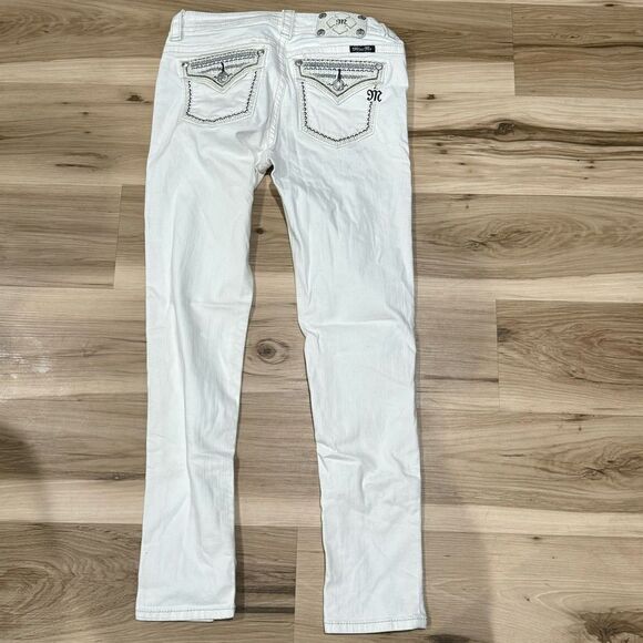 Miss Me Signature Ankle Skinny White Jeans Women’s 29 - Picture 1 of 8